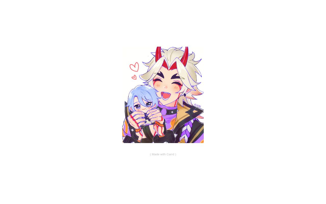 Carrd profile picture for @homicidal